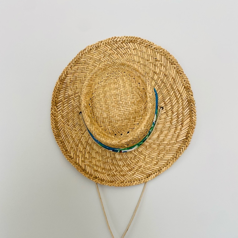 Havana style wild brim summer straw hat vacation resort gardening farm